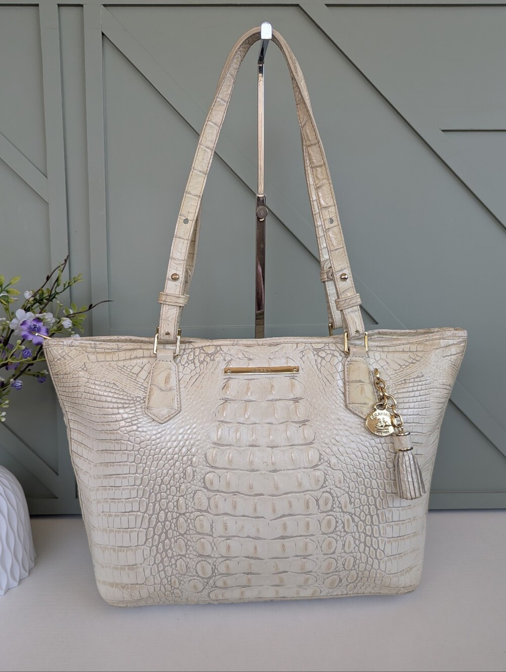 Brahmin Medium Asher Tote Bag from the signature Melbourne Collection